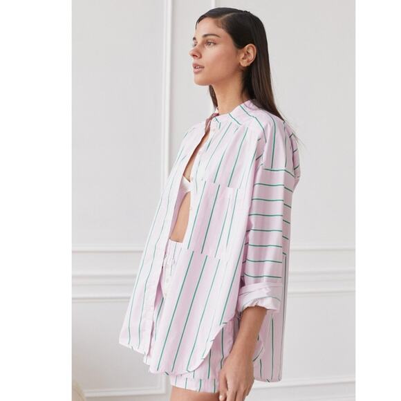 Out From Under Bailey Boyfriend Button-Down Shirt - Picture 1 of 10